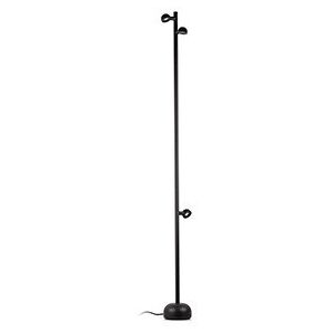 Faro Lampara Pie Portatil Exterior  Barcelona Brot 71257negro Mate