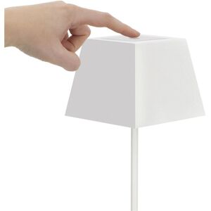 Dopo Lampara Led Sobremesa Exterior  Litta Square 914b-L0103l-01 Blanco