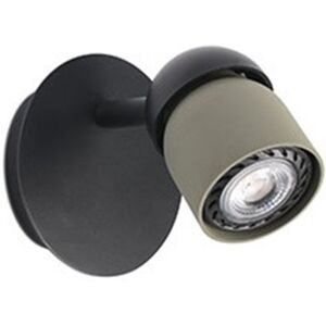 Faro Luminaria Superficie  Barcelona Coco 40662 Negro Mate/verde