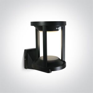 One Light Aplique Solar Led Pared  67496/b/ew Negro 2w Ip65