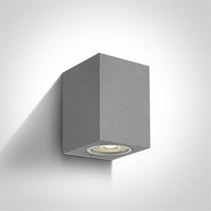 One Light Aplique Exterior Pared  67426/g Gris Ip65