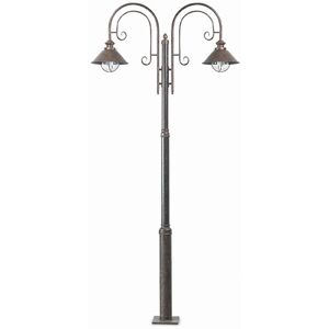 Faro La Exterior Led  Barcelona Nautica-7 71117 Marron Oxido