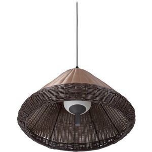 Faro Lampara Suspendida Saigon W70  Barcelona 71579h-07 Gris Oscuro/marron