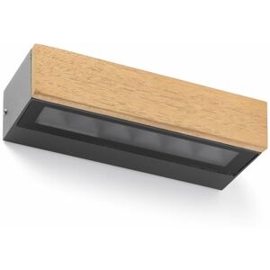 Faro Aplique Led Superficie  Barcelona 71899 Doro-13 Madera Teca