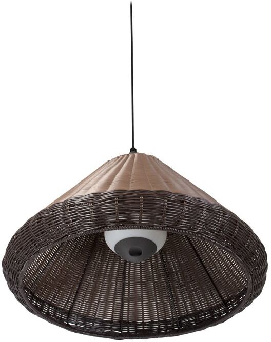 Faro Lampara Suspendida Saigon W70  Barcelona 71579c-07 Gris Oscuro/marron