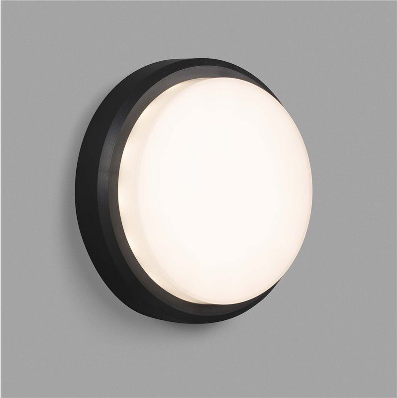 Faro Aplique Led Superficie  Barcelona 70682 Tom Xl Gris Oscuro