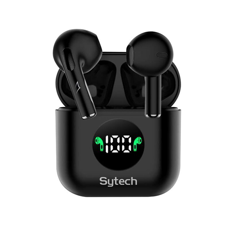 Sytech Auriculares True Wireless Q-Minis Sy·tws500ng Negro