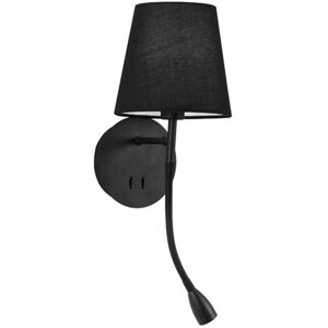 Nova Luce Luminaria Led Cabecero Cama  Nia 9182372 Negro