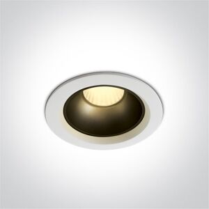 One Light Empotrable De Techo  10112z/w/w Blanco 12w 3000k