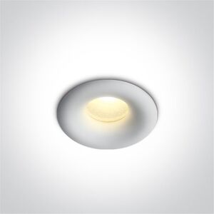 One Light Empotrable Led De Techo  10101l/w/w Blanco 1w 3000k