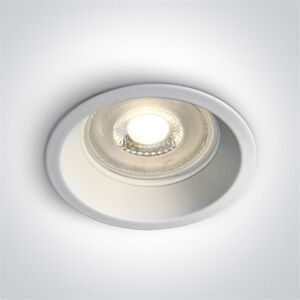 One Light Empotrable De Techo  10105d1/w Blanco Ip20