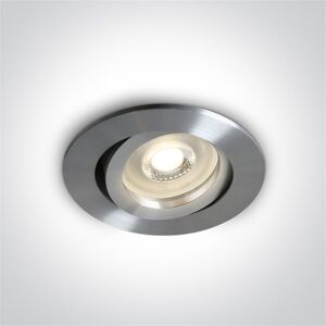 One Light Empotrable Orientable De Techo  11105a1/al Aluminio Ip20