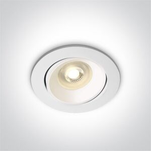 One Light Empotrable Orientable De Techo  11105ua/w Blanco Ip20
