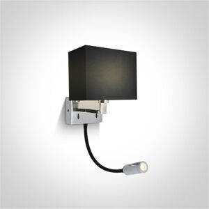 One Light Aplique De Lectura Led  61122/c/w Cromo 3w 3000k Ip20