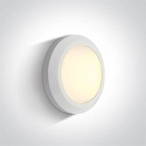 One Light Aplique Led Pared  67394b/w/w Blanco 3,5w 3000k Ip65