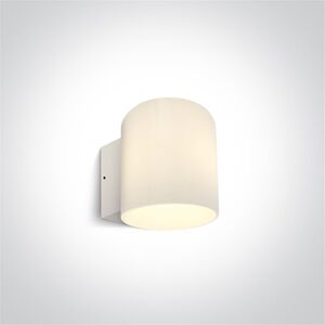 One Light Aplique Led Pared  67468/w/w Blanco 10w 3000k Ip65