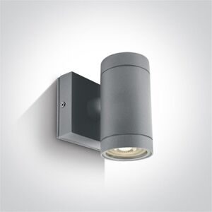 One Light Aplique Exterior Pared  67130e/g Gris Ip54