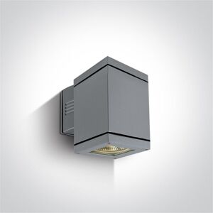 One Light Aplique Exterior Pared  67132f/g Gris Ip54