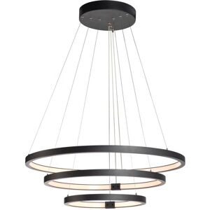 Slv Luminaria Led Colgante  One Triple Dali 1002913 Negro