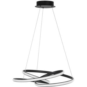 Nova Luce Lampara Led Colgante Suspension  Menton 9147112 Negro