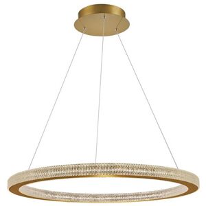 Nova Luce Lampara Led Colgante Suspension  Fiore 9285810 Oro D80