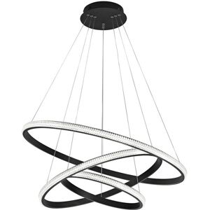 Nova Luce Lampara Led Colgante Suspension  Nager 9481093 Negro