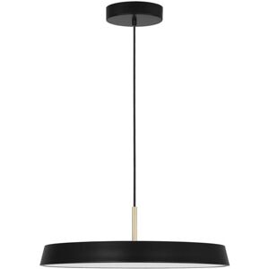 Nova Luce Lampara Led Colgante Suspension  Vetro 910622 Negro