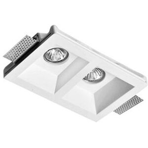 Nova Luce Luminaria Foco Empotrable  Tobia 61853201 Yeso Blanco