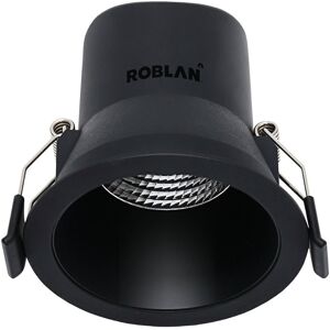 Roblan Downlight Led All In 6w  Allinr2068nf 4.000k Negro