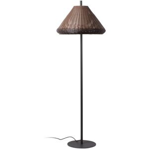 Faro Lampara De Pie Saigon W70  Barcelona 71569-07 Gris Oscuro/marron