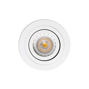 Faro Empotrable Redondo Orientable De Techo  Barcelona Radón 43398 Blanco