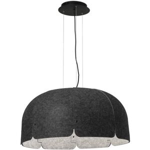 Faro Lampara Colgante  Barcelona Mute Led 20103da Gris Oscuro/ Gris 4000k