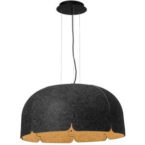 Faro Lampara Colgante  Barcelona Mute Led 20102da Gris Oscuro/marron 3000k