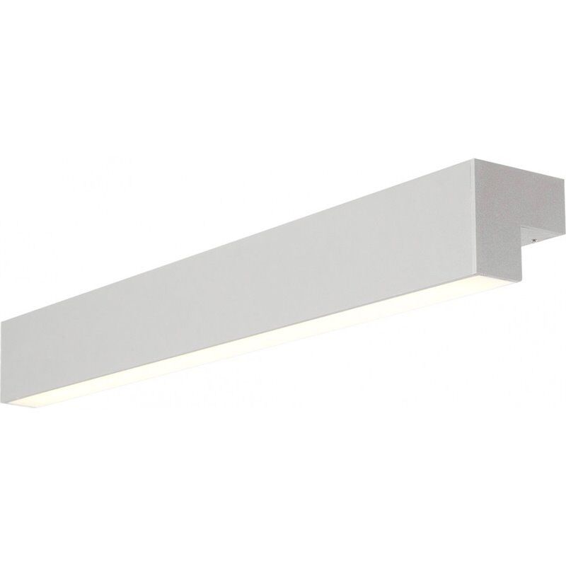 Slv Luminaria Led Aplique Baño  L-Line 60 Plata 1001300