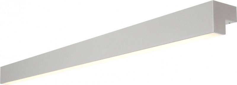 Slv Luminaria Led Aplique Baño  L-Line 120 Plata 1001304