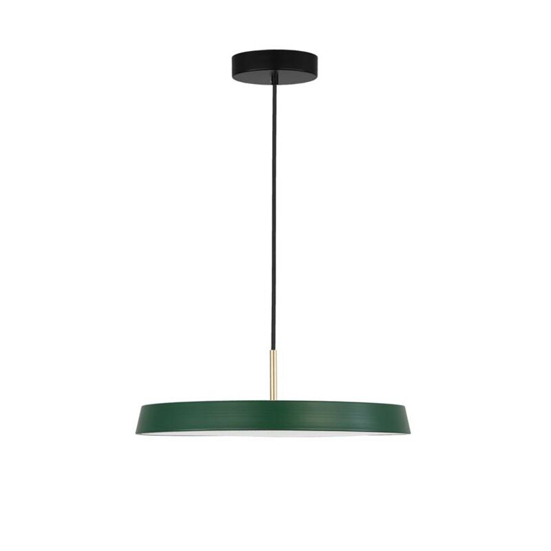 Nova Luce Lampara Led Colgante Suspension  Vetro 910623 Verde