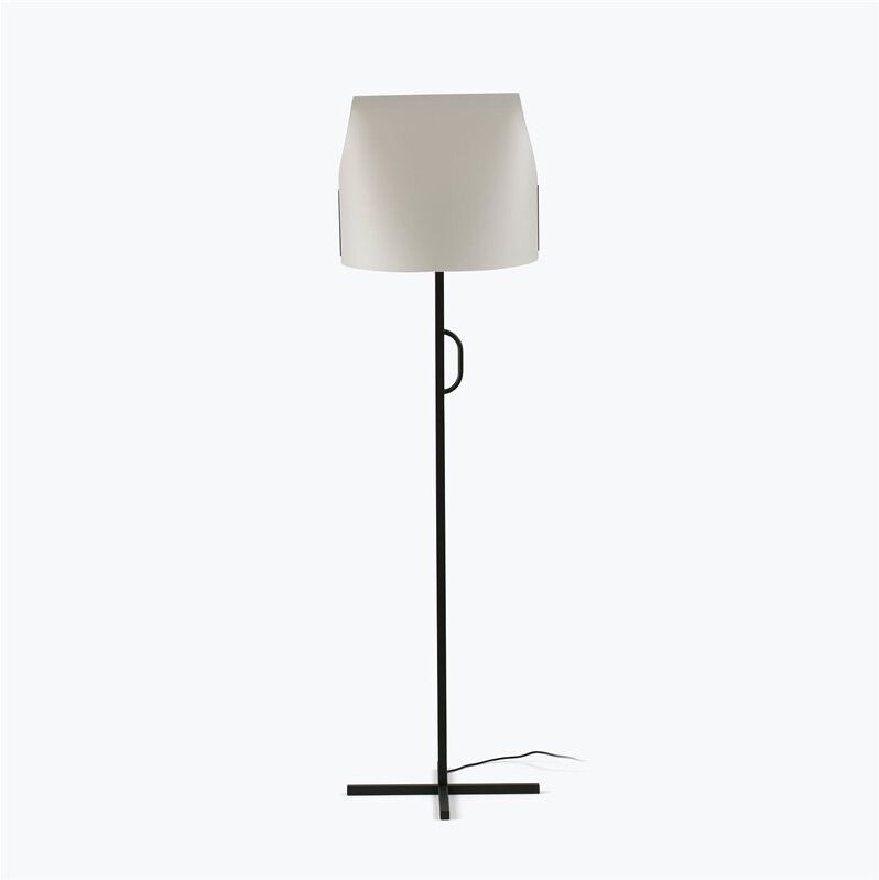 Faro Lampara Pie De Salon  Barcelona 23003-59 Luang Negro/beige