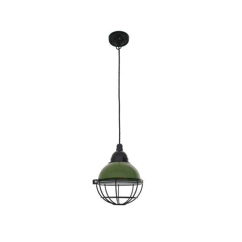 Faro Lampara Colgante  Barcelona 62803 Claire Verde Brillo