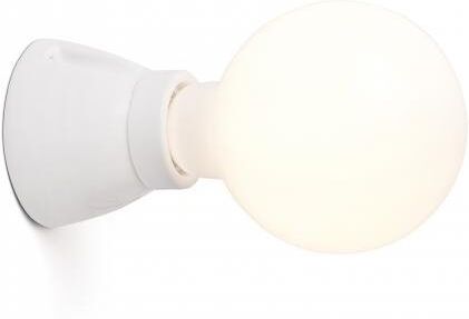 Faro Lampara Aplique Ceramica  Barcelona Kera 62300 Blanco Brillo