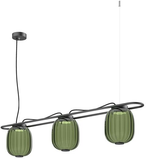 Exo Lighting Lampara Colgante  Krista 1028c-L38rcb-02-05 Verde