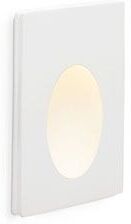 Faro Empotrable Led De Pared  Barcelona Plas-1 63281 Blanco