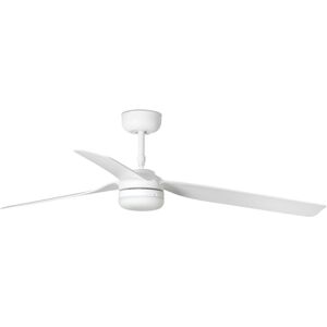 Faro Ventilador De Techo  Barcelona 33814wp-20 Punt Led Smart Fan Blanco/blanco Mate