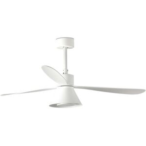 Faro Ventilador De Techo  Barcelona 33760wp-22 Amelia Blanco/blanco Motor Dc, Smart Fan