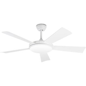 Faro Ventilador De Techo  Barcelona 33803wp Saona Led Smart Fan Blanco