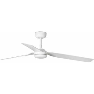 Faro Ventilador De Techo  Barcelona 33814wp Punt Smart Fan Blanco/blanco Mate