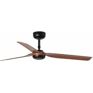 Faro Ventilador De Techo  Barcelona 33817wp Punt Smart Fan Negro/madera