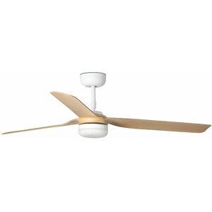 Faro Ventilador De Techo  Barcelona 33816wp-20 Punt Led Smart Fan Blanco/madera