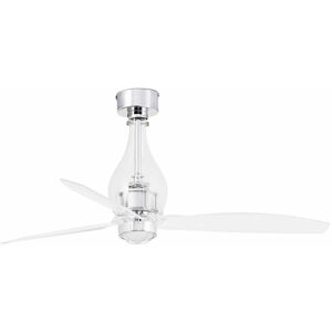 Faro Ventilador De Techo  Barcelona 33382-9 Mini Eterfan Led Transparente