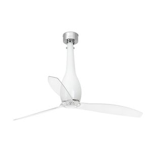 Faro Ventilador De Techo  Barcelona 32000 Eterfan Blanco Brillo