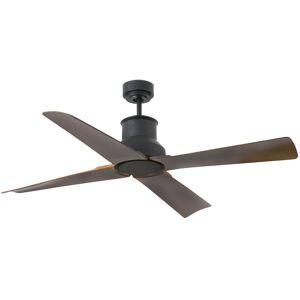 Faro Ventilador De Techo  Barcelona 33481wp Winche Smart Fan Negro